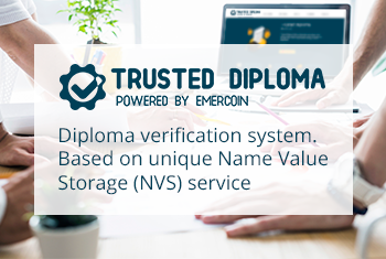 Emercoin blockchain changes the educational sector with “Trusted Diploma” verification system 