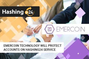 Emercoin technology will protect accounts on Hashing24.com service 