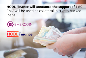 Emercoin cryptocurrency to be accepted by HODL Finance as collateral for crypto-backed loans 