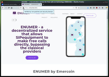 EmerDNS is the first blockchain-based alt-DNS, it supports https and SSL certificates! 