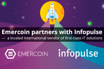Emercoin partners with Infopulse to introduce Emercoin dSDKs and blockchain technologies to clients in 22 countries 